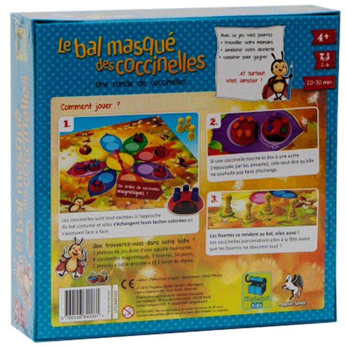 Le bal Masqué des Coccinelles nouvelle édition verso