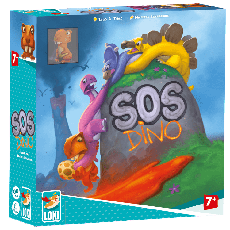 SOS Dino : Sauve qui peut !! Les volcans entrent en éruption !
