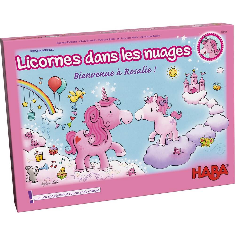 Jeux-coopératifs  Licornes dans es Nuages - Bienvenue à Rosalie !