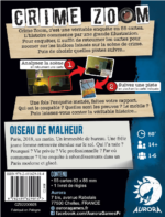 Crime Zoom Oiseau de Malheur jeu cooperatif enquete