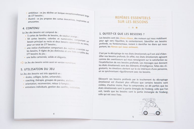Le Jeu des Besoins mieux communiquer ce qui nous anime. — free download