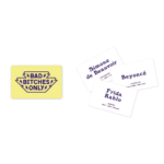 bad bitches only jeu feministe