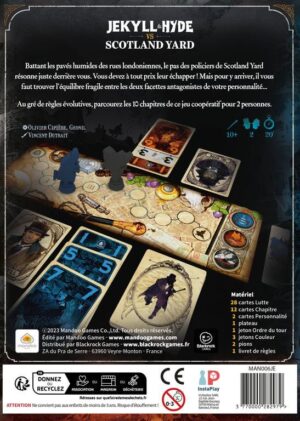 jekyll & hide vs Scotland Yard jeu cooperatif