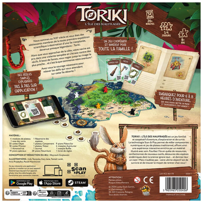 toriki-lile-des-naufrages jeu cooperatif aventure familial
