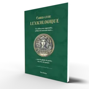 cahier livre lexicologique