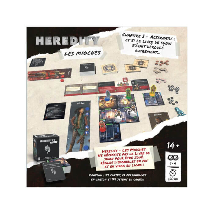heredity-les-mioches dos de la boite